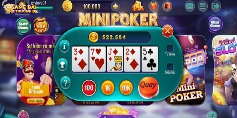cách chơi Mini Poker